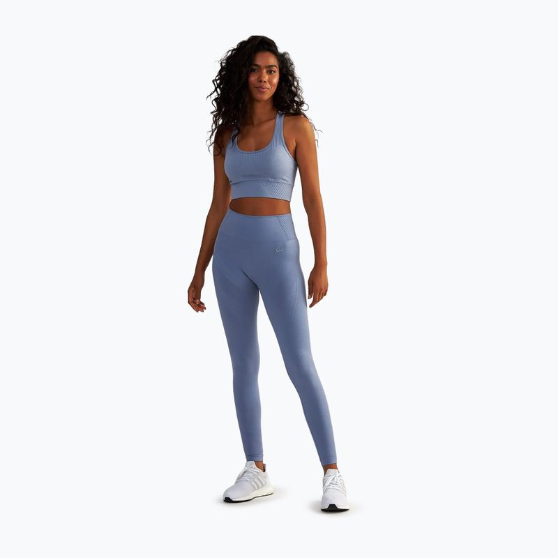 Top treningowy damski BeShaped Femme Force light blue 2