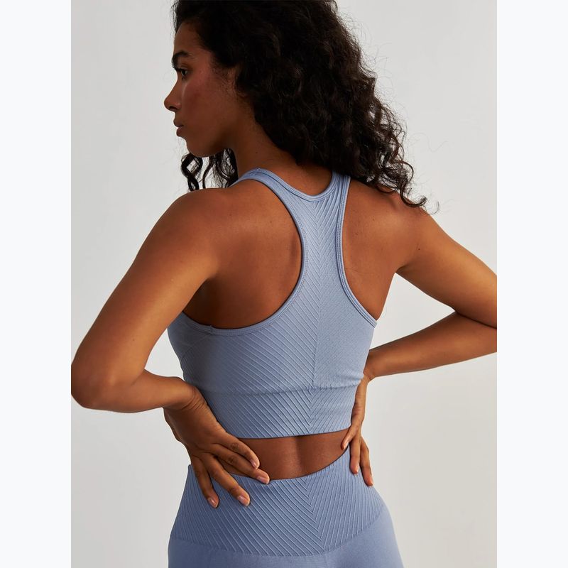 Top treningowy damski BeShaped Femme Force light blue 5