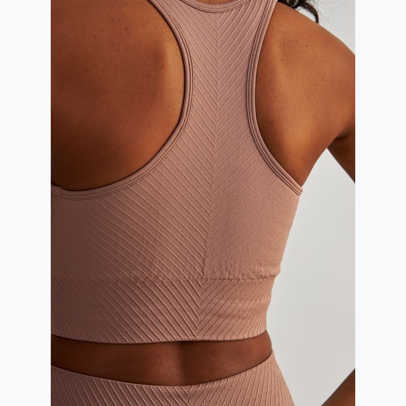 Top treningowy damski BeShaped Femme Force rose-gold 6
