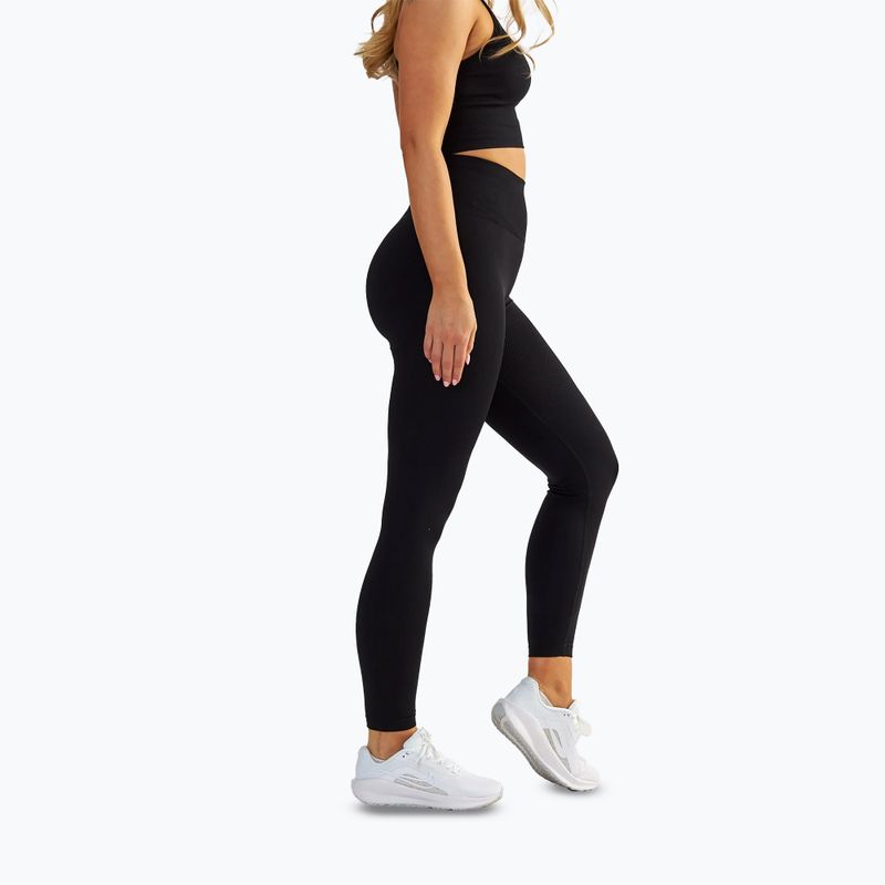 Legginsy treningowe damske BeShaped Body Boost black 4
