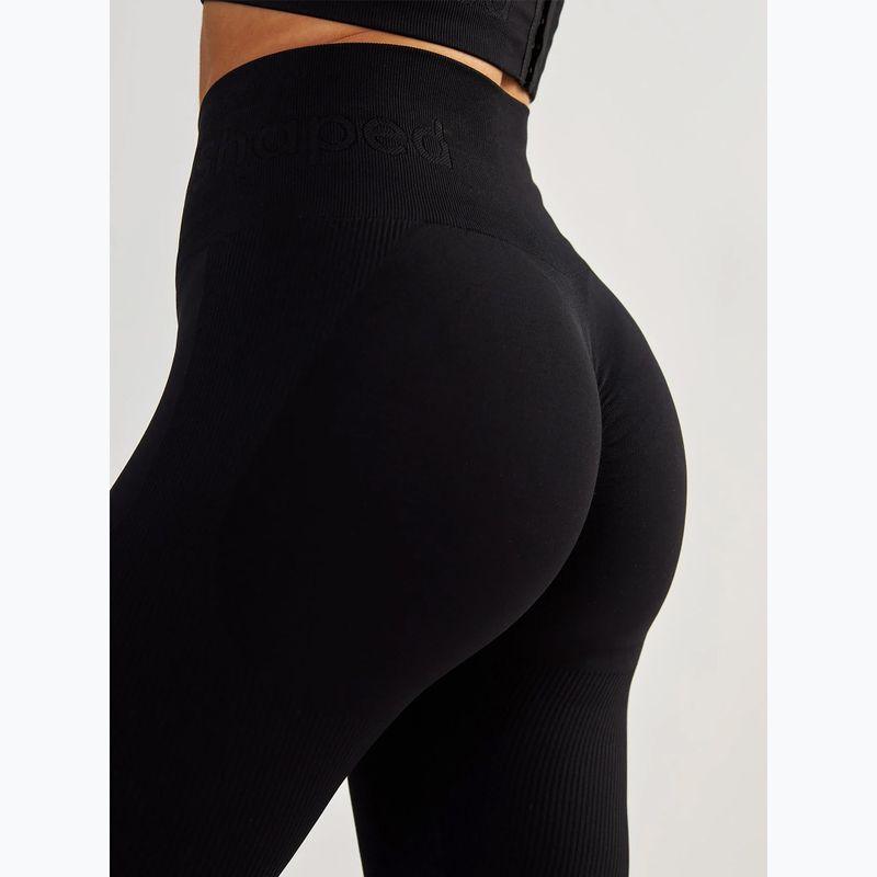 Legginsy treningowe damske BeShaped Body Boost black 6
