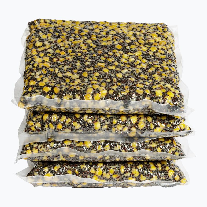 Mix ziaren Carp Target Kukurydza-Konopia-Rzepik 33% + Wiadro 10 l 4