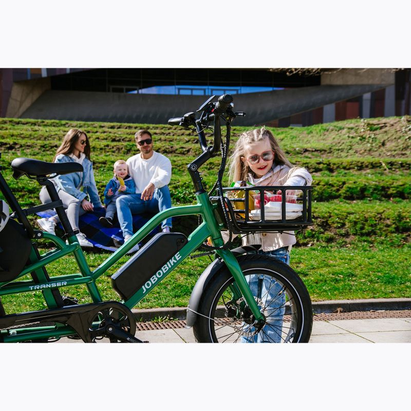 Rower elektryczny JOBOBIKE Transer 48V 15Ah 720Wh zielony 6