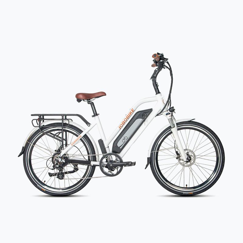 Rower elektryczny JOBOBIKE Commuter 36V 18.2Ah 655Wh biały