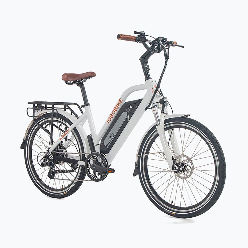 Rower elektryczny JOBOBIKE Commuter 36V 18.2Ah 655Wh biały 2