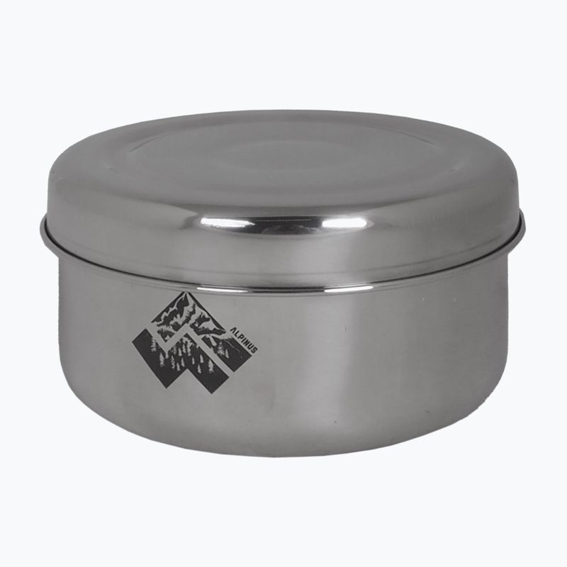 Zestaw naczyń turystycznych Alpinus Jukatan 2l, 1,5 l i 0,6 l stalowy 4