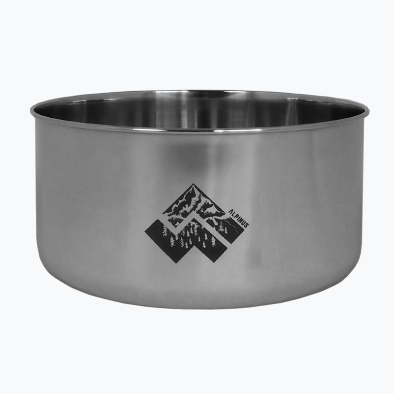 Zestaw naczyń turystycznych Alpinus Jukatan 2l, 1,5 l i 0,6 l stalowy 5
