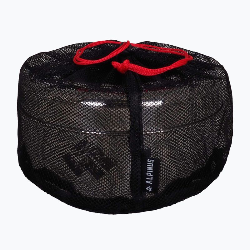 Zestaw naczyń turystycznych Alpinus Jukatan 2l, 1,5 l i 0,6 l stalowy 8