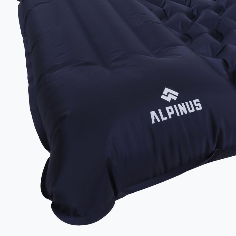 Materac z wbudowaną pompką Alpinus Decin granatowy 4