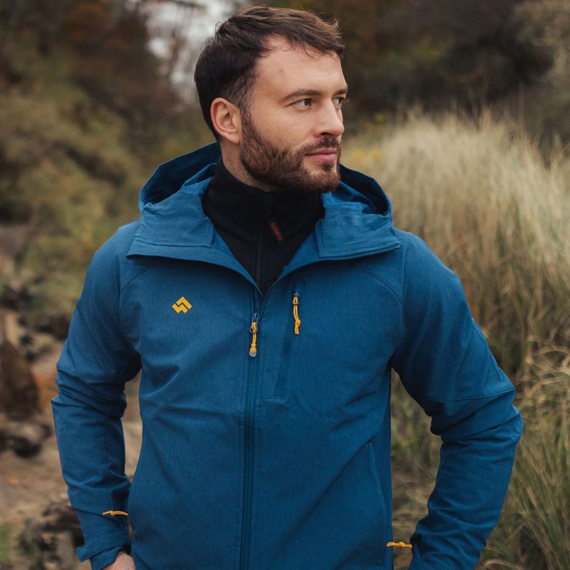 Kurtka softshell męska Alpinus Lautaro granatowy 6