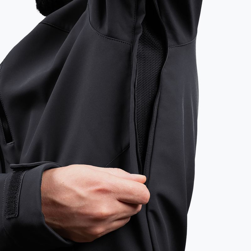 Kurtka softshell męska Alpinus Roignais czarny/grafitowy 4