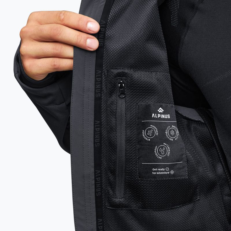 Kurtka softshell męska Alpinus Roignais czarny/grafitowy 5