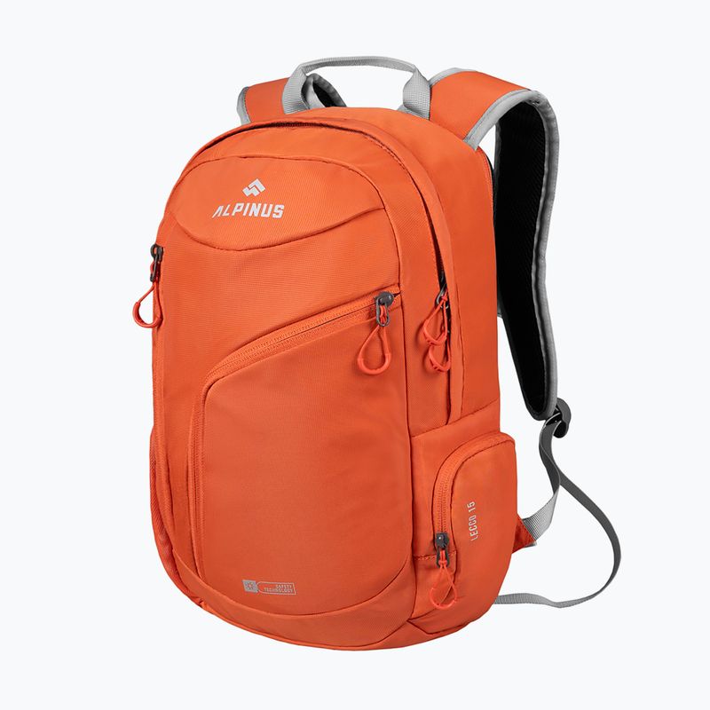 Plecak turystyczny Alpinus Lecco 15 l  koralowy