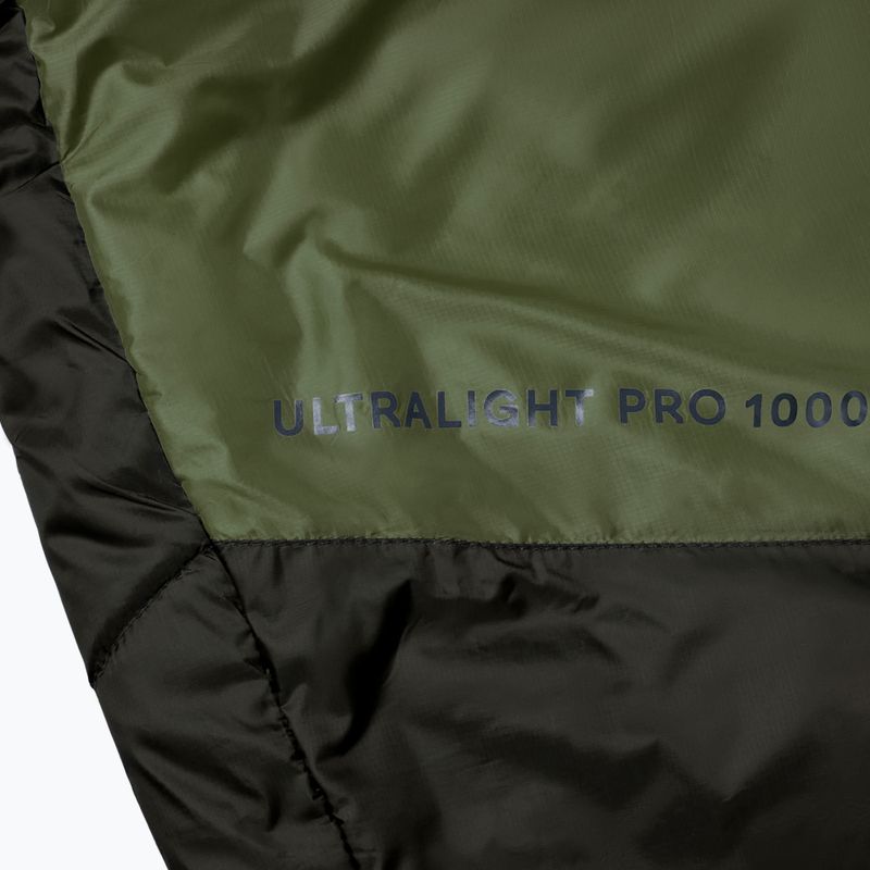 Śpiwór Alpinus Ultralight 1000 lewy zielony 5