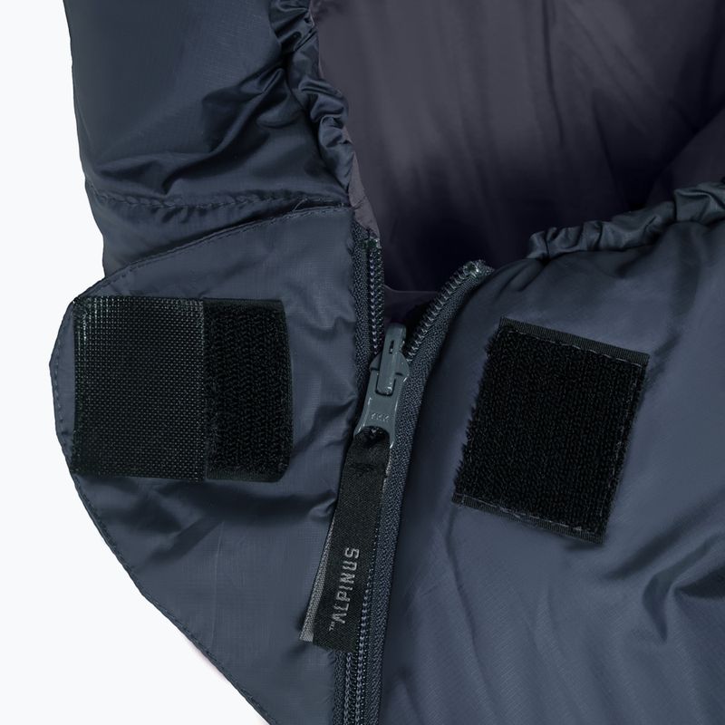Śpiwór Alpinus Fiber Pro 1100 lewy szary 3