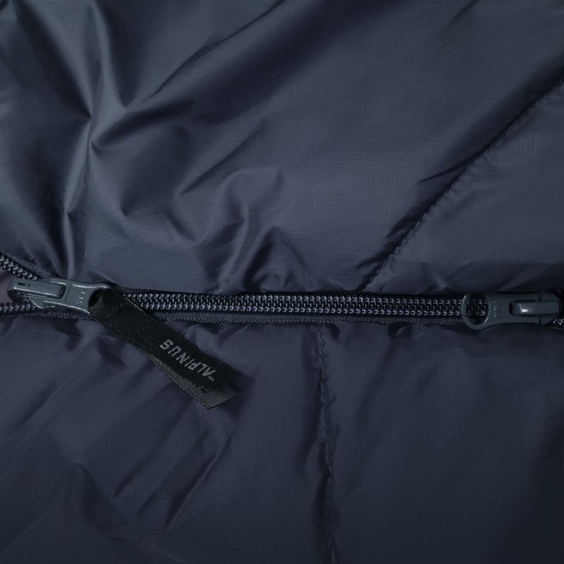 Śpiwór Alpinus Fiber Pro 1100 lewy szary 4