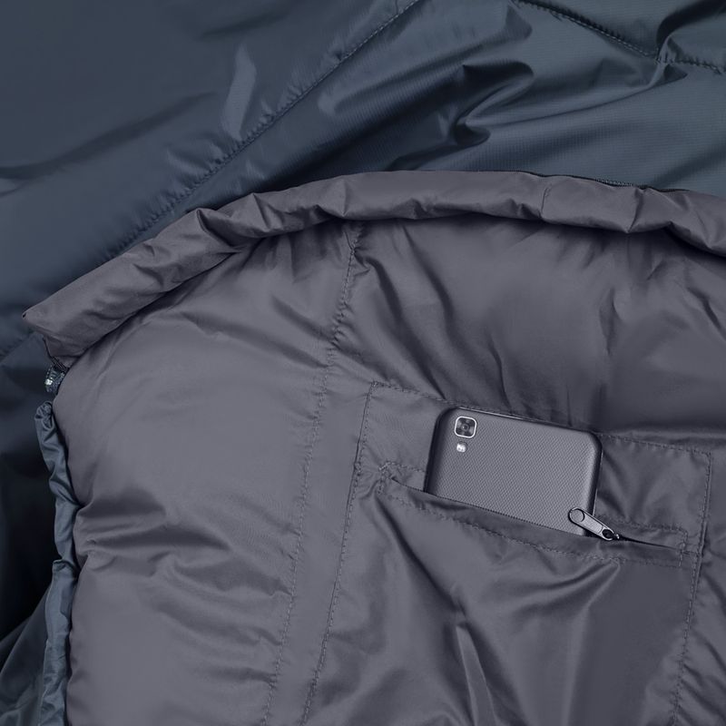 Śpiwór Alpinus Fiber Pro 1100 lewy szary 5