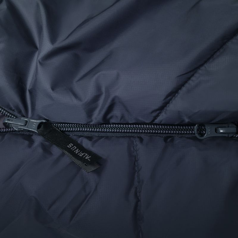 Śpiwór Alpinus Fiber Pro 1100 prawy szary 3