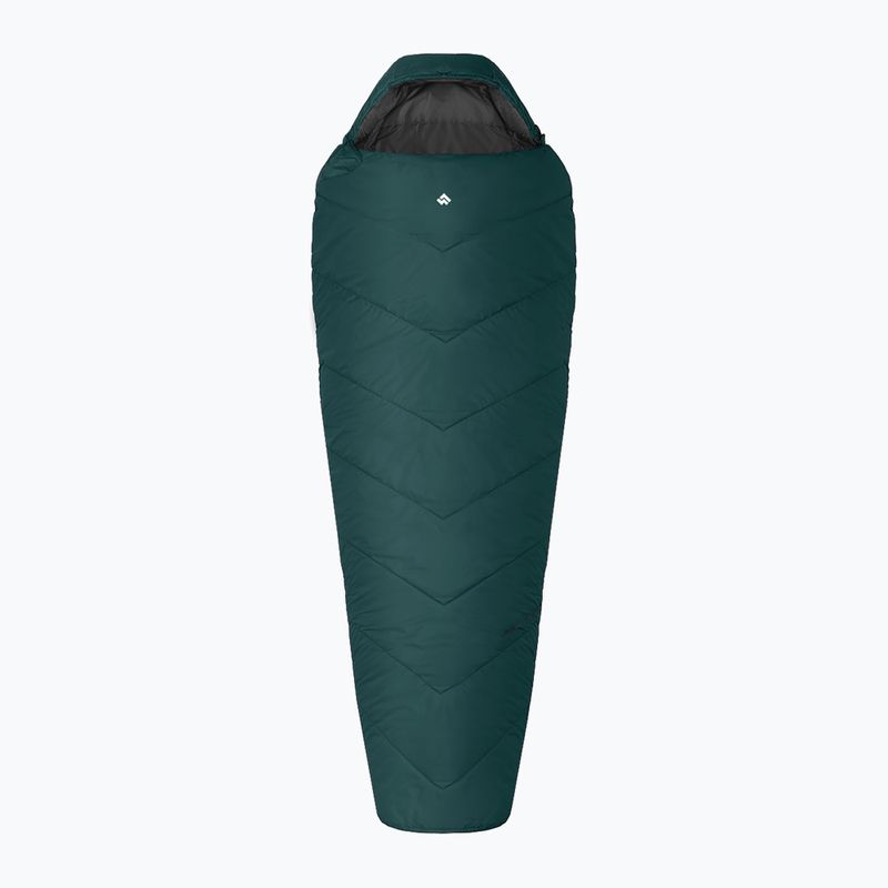 Śpiwór Alpinus Fiber Pro 800 prawy zielony