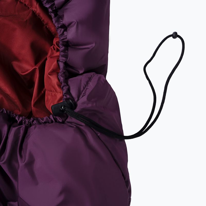 Śpiwór Alpinus Fiber Pro 1100 lewy burgundowy 2