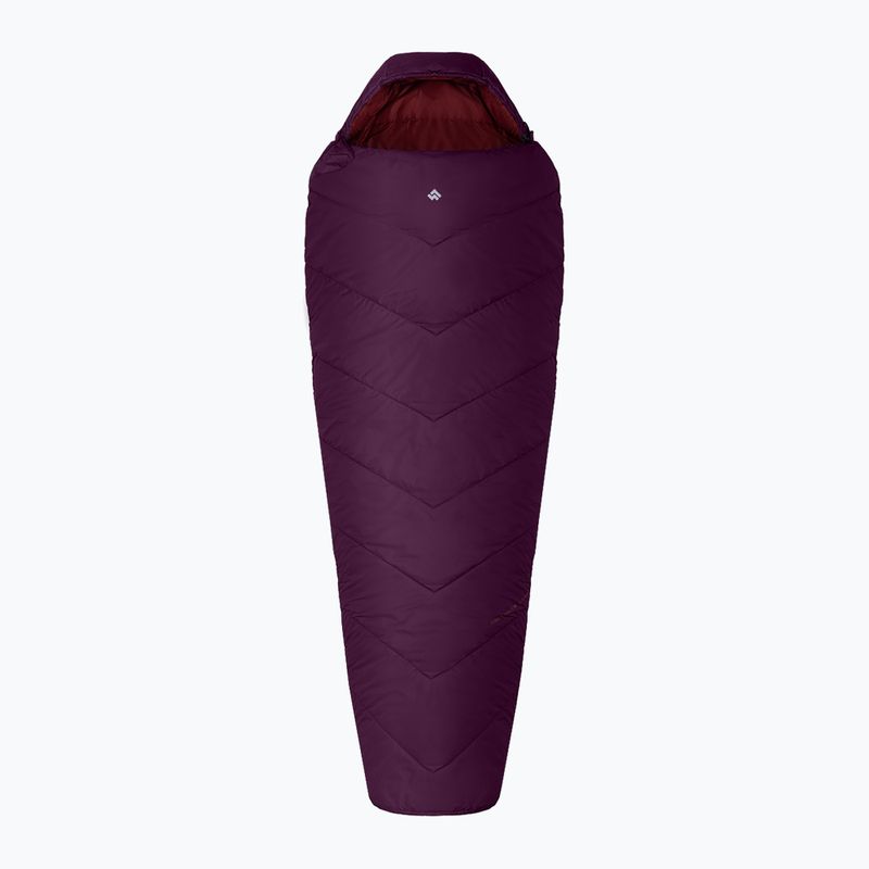 Śpiwór Alpinus Fiber Pro 1100 prawy burgundowy