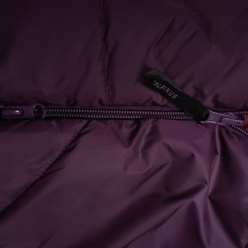 Śpiwór Alpinus Fiber Pro 1100 prawy burgundowy 5