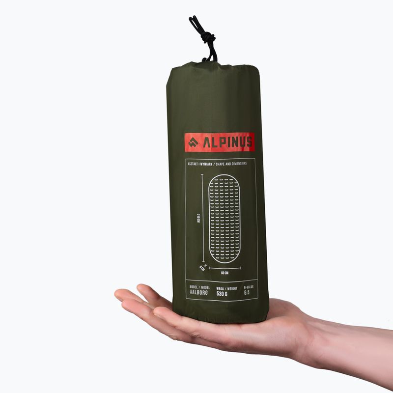 Mata dmuchana Alpinus Aalborg zielony 6