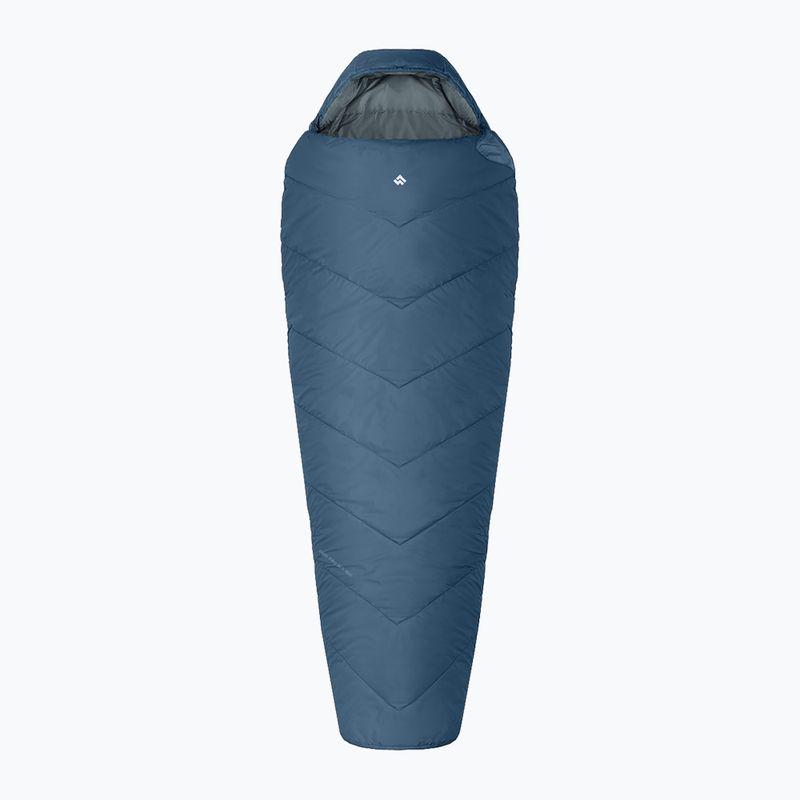 Śpiwór Alpinus Fiber Pro 1300 lewy szałwiowy