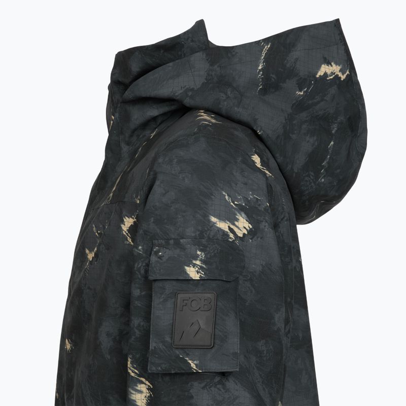 Kurtka snowboardowa męska 4F M509 multicolour allover 3