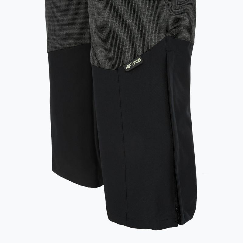 Spodnie snowboardowe męskie 4F FNK M627 deep black 5