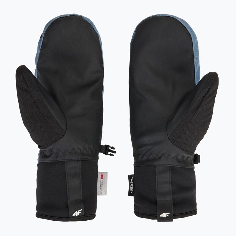 Rękawice snowboardowe damskie 4F FNK F146 denim 3