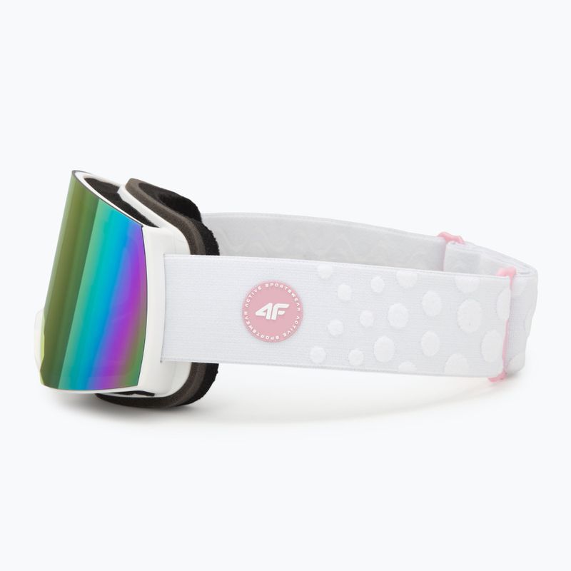Gogle narciarskie dziecięce 4F F040 white/multicolor 4