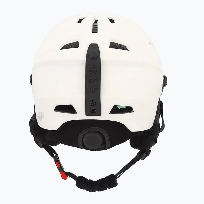 Kask narciarski 4F U131 off white 3