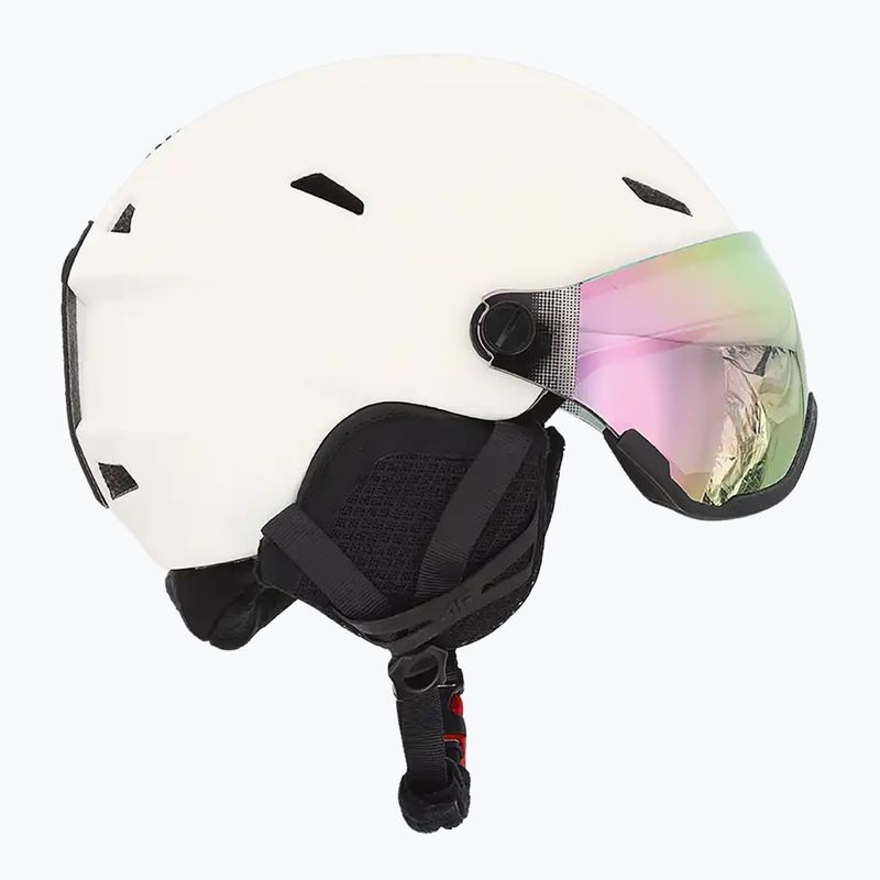 Kask narciarski 4F U131 off white 4