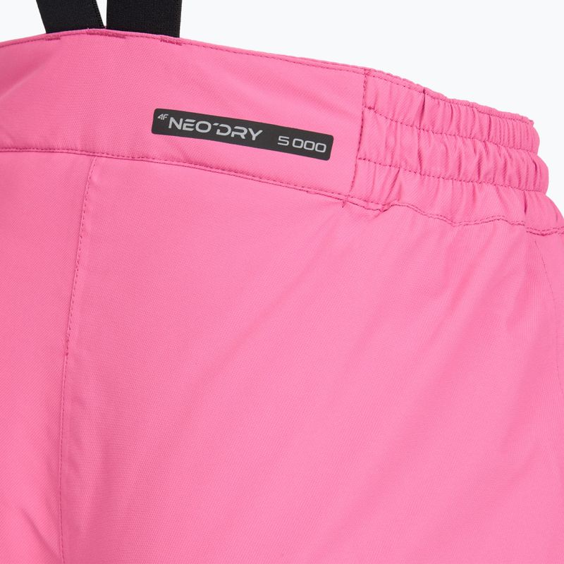 Spodnie narciarskie dziecięce 4F Fnk F0948 fuchsia 6