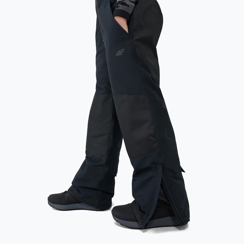 Spodnie snowboardowe dziecięce 4F FNK M0959 deep black 3
