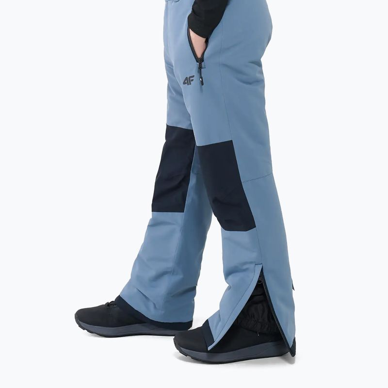 Spodnie snowboardowe dziecięce 4F FNK M0960 denim 3