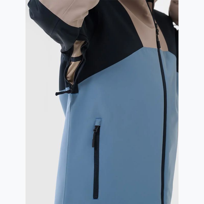 Kurtka snowboardowa dziecieca 4F M0837 light brown 3