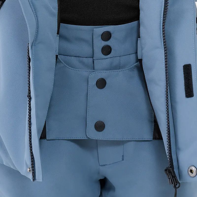 Kurtka snowboardowa dziecięca 4F M0838 denim 4