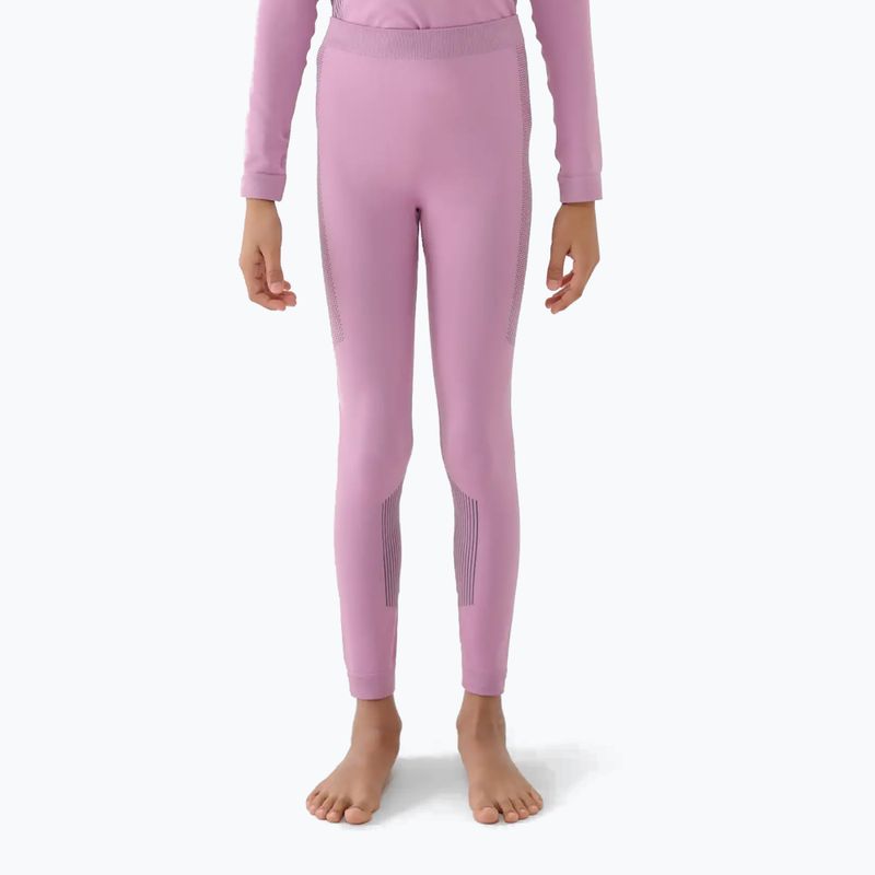 Komplet bielizny termoaktywnej dziecięcy 4F F250 light pink 3