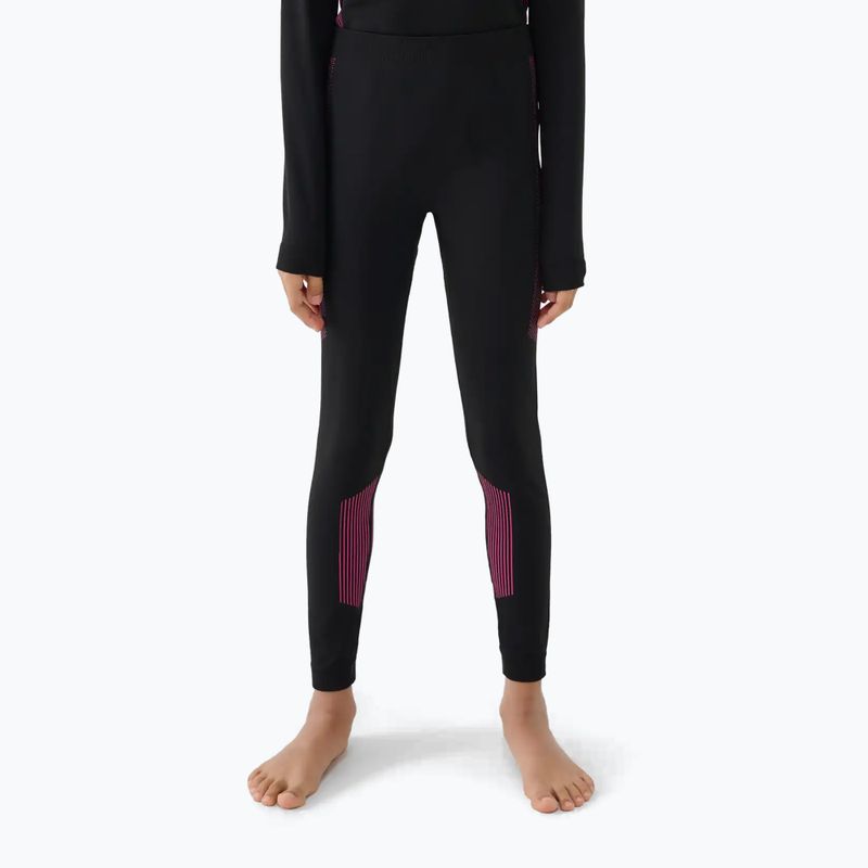 Komplet bielizny termoaktywnej dziecięcy 4F F250 deep black 3