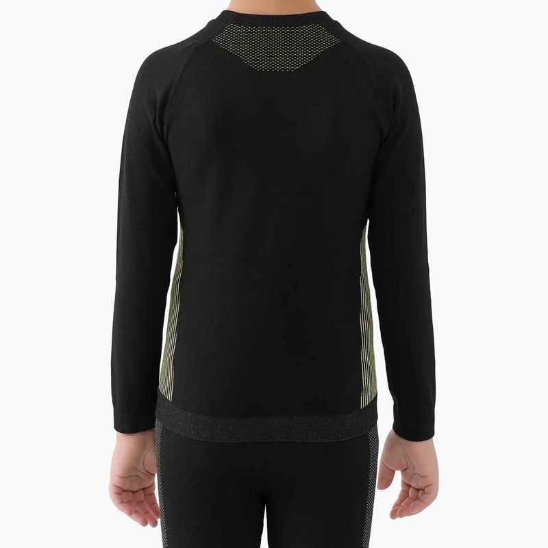 Komplet bielizny termoaktywnej dziecięcy 4F M248 deep black 2