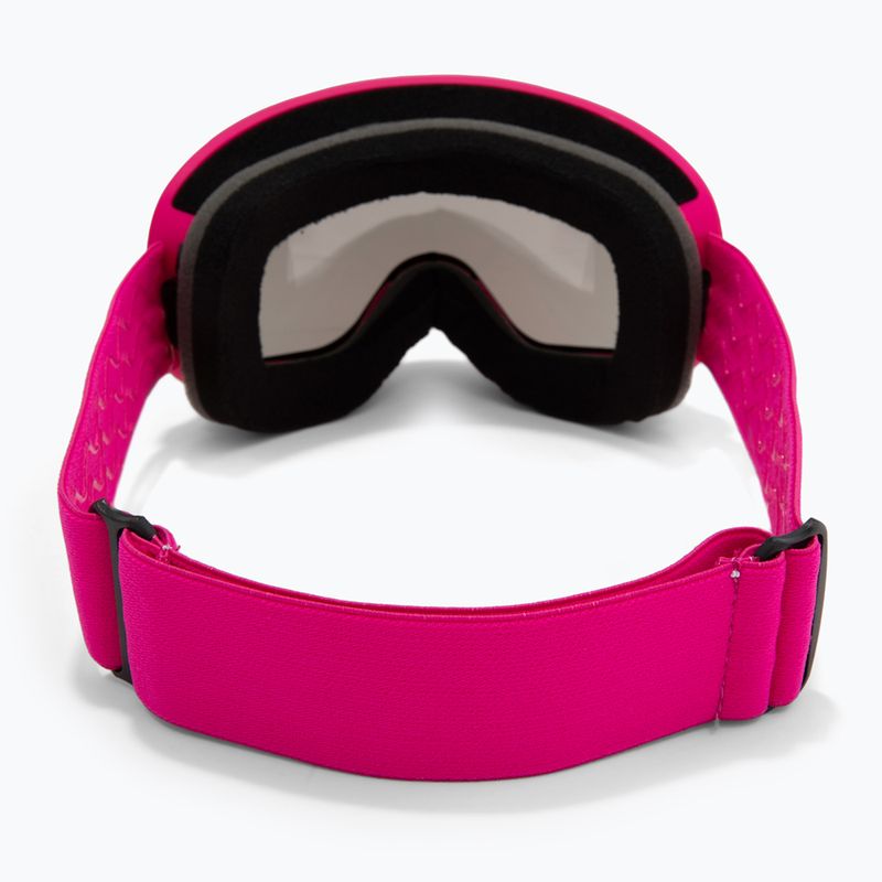 Gogle narciarskie dziecięce 4F U067 hot pink neon 3