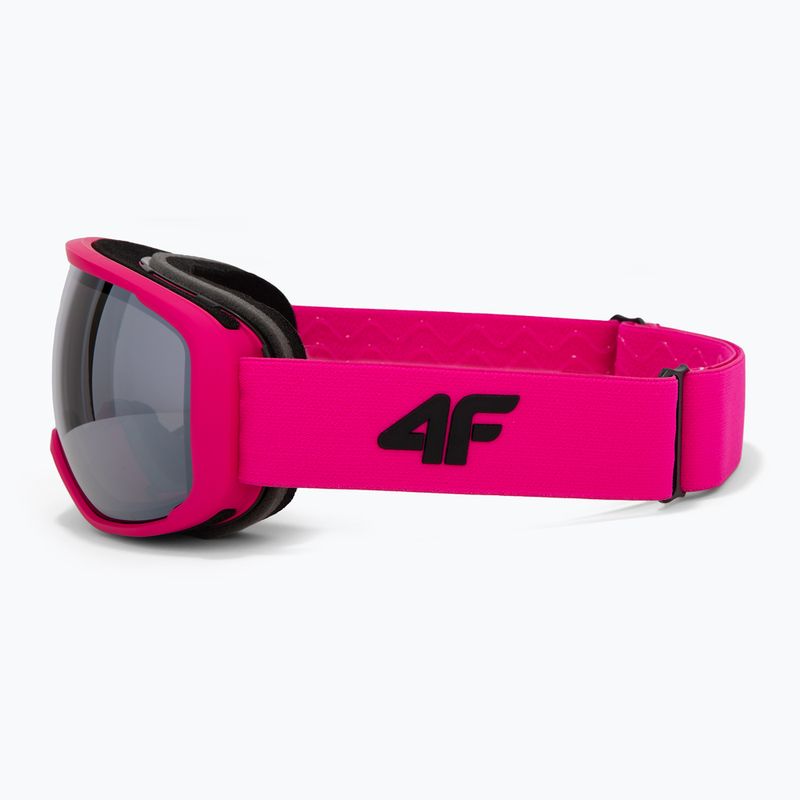 Gogle narciarskie dziecięce 4F U067 hot pink neon 4