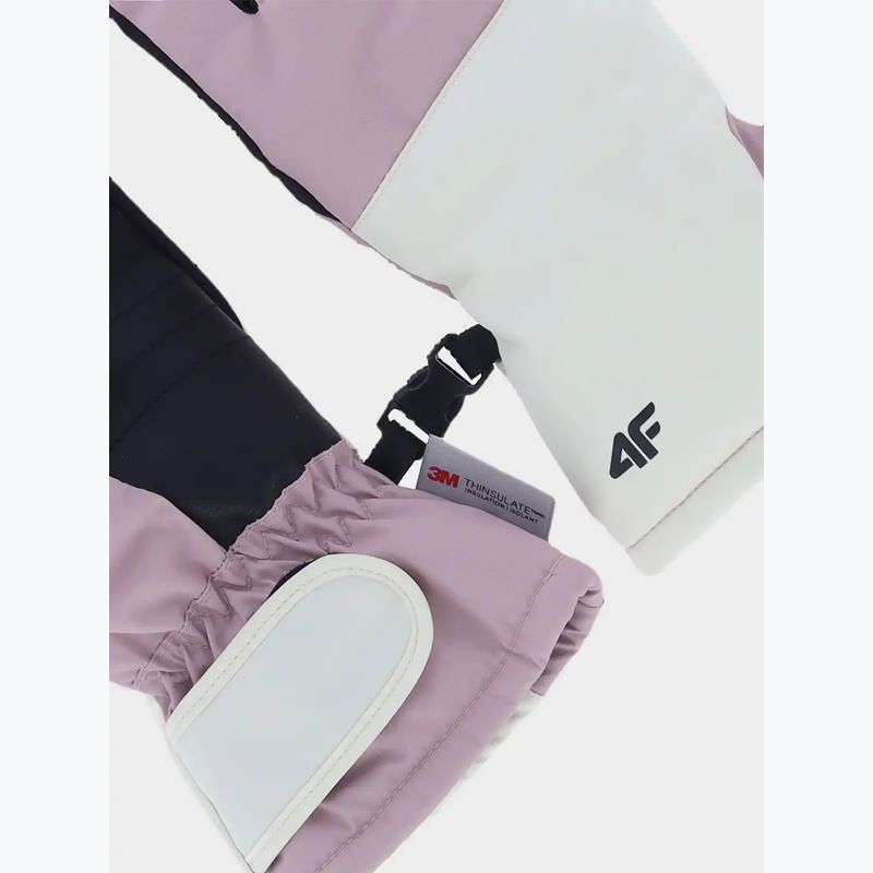 Rękawice narciarskie dziecięce 4F Fnk U189 light pink 2