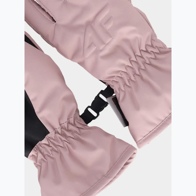 Rękawice narciarskie dziecięce 4F Fnk U190 light pink 2
