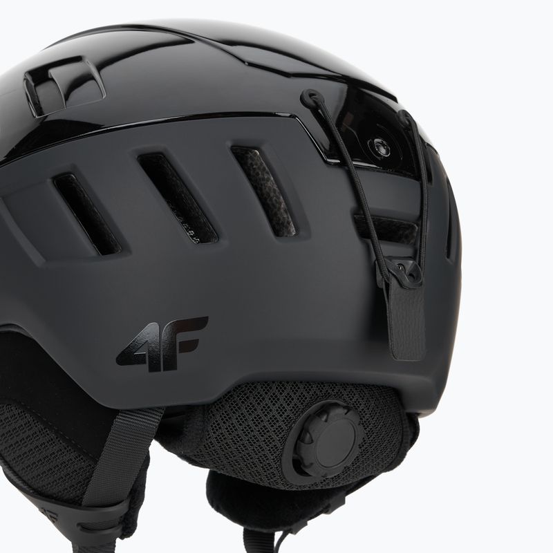 Kask narciarski 4F U094 deep black 7