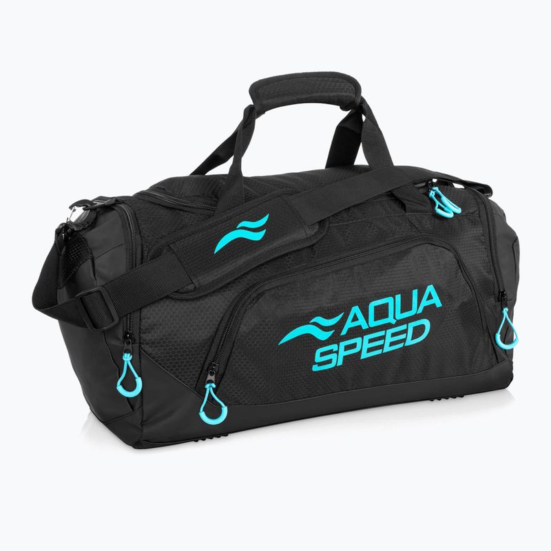 Torba pływacka AQUA-SPEED 35 l czarna/niebieska