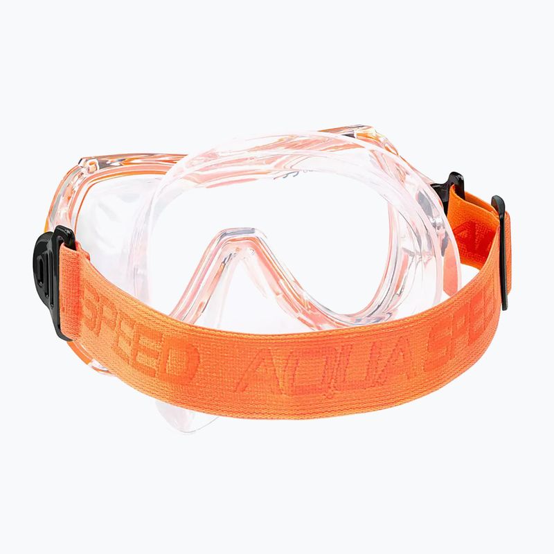 Zestaw do nurkowania dziecięcy AQUA-SPEED Alize FS + Samos + Mesh pomarańczowy 5