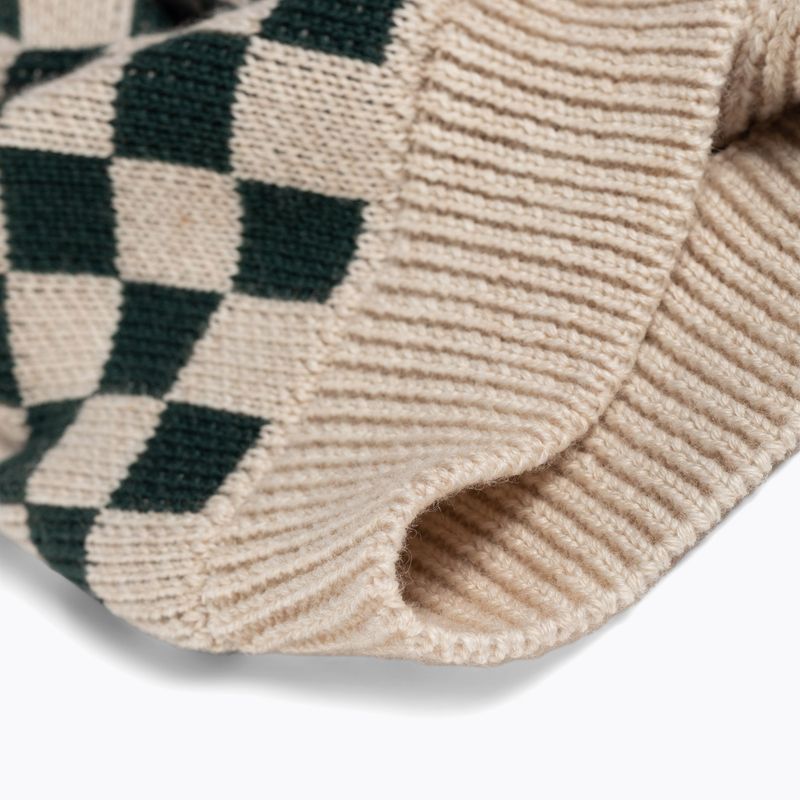 Czapka zimowa dziecięca KID STORY Merino green chessboard 4